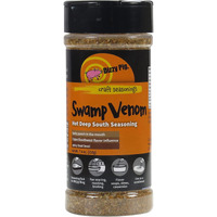 Dizzy Pig Swamp Venom Hot Deep South Seasoning Rub (8Oz Shaker) - Seasons 30+Lbs Of Food - Hand Made In The Usa - Msg Free, Gluten Free