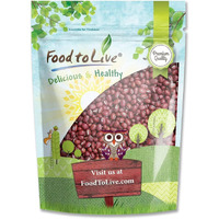 Food To Live Adzuki Beans, 8 Ounces - Whole Dried Azuki Beans (Red Mung Beans), Raw, Vegan, Kosher, Sproutable, Bulk. Perfect For Red Bean Paste, And Asian Dishes.