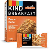 Kind Breakfast Bars, Peanut Butter, Gluten Free, 1.8Oz, 24 Count