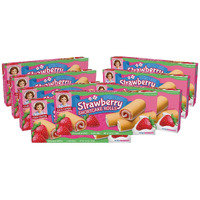 Little Debbie Strawberry Shortcake Rolls, 48 Individually Wrapped Cake Rolls (8 Boxes)