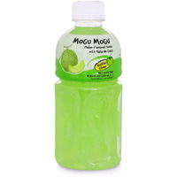 Mogu Mogu Juice With Nata De Coco, Melon Flavored, 6 Pack