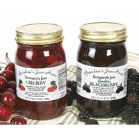 Grandma's Jam House All Natural Usa Made Homestyle Double Berry Jam, 19 Oz