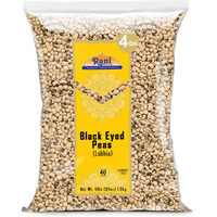 Rani Black Eyed Peas, Dried Cowpeas (Lobhia) 64Oz (4Lbs) 1.81Kg Bulk ~ All Natural | Vegan | Kosher | Gluten Friendly | Product Of Usa