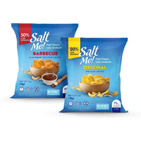 Saltme! Variety Pack Better For You Potato Chips - 24Ct 1Oz Bags - 50% Less Sodium, Kosher, Healthier Snack Pack- Best Full Flavor, Non-Gmo, Gluten Free - Less Sodium, Same Flavor.