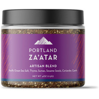 Portland Salt Co. Zaatar Spice Blend W/Sea Salt - Signature All-Purpose, Middle Eastern Seasoning & Rub - Non-Gmo, 4 Oz (Pack Of 1)