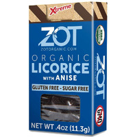 Zot 100% Organic Licorice With Anise, 0.4-Ounce Flip Top Boxes, 0.4 Ounce (Pack Of 6)