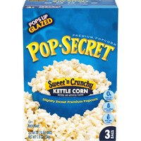 Pop Secret Popcorn, Sweet 'N Crunchy Kettle Corn Microwave Popcorn, 2.64 Ounce (Pack Of 3)