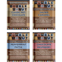 Flavored Hot Chocolate Packets | Gourmet Hot Cocoa Mix Variety Pack Including Classic, Chocolate Raspberry, Salted Caramel, & Peppermint Hot Chocolate Mix | Perfect Hot Chocolate Gift Sets | 32 Count