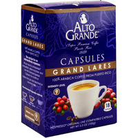 Alto Grande Super Premium Capsules For Nespresso Machines, 100 Percent Arabica Coffee From Puerto Rico (Grand Lares, 18 Count)