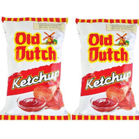 Canadian Old Dutch Potato Chips, Ketchup, Large Family Size - 2-Pack