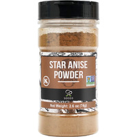 Soeos Chinese Star Anise Powder 2.6 Oz (74G), Ground Chinese Star Anise Seeds, Dried Anise Star Spice, Star Anise Bulk, Anise Star. Non-Gmo Verified, Great For Baking And Tea, Anis Estrella., Brown
