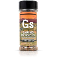 Spiceology & Derek Wolf - Gaucho Steakhouse - Brazilian-Inspired Steak Rub - Barbeque Seasoning Blends - Use On: Steak, Chicken, Wings, Salmon, Venison, Potatoes, Pork, And Vegetables - 3.3 Oz