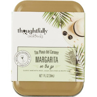 Thoughtfully Cocktails, Cocktail Kit Travel Tin Gift Set, Includes Classic Margarita Cocktail Mixer, Jigger, Bar Spoon And Recipe Card (Contains No Alcohol)