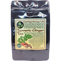 Moringa Turmeric Ginger Tea Bags 28 (Keto, Detox, Paleo, Vitamin & Minerals Booster, Vegan, Gluten-Free, Non-Gmo, Caffeine-Free)