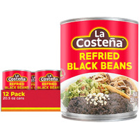 La Costea Refried Black Beans, 20.5 Ounce Can (Pack Of 12)