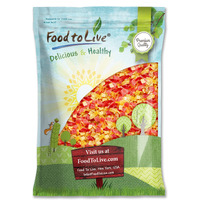 Food To Live Diced Fruits Mix, 8 Pounds - Contains Dreid And Diced Mango, Pineapple, Papaya. Sweetened, Unsulfured, Candied Vegan Snack, Kosher, Bulk, Great For Culinary Use And Baking