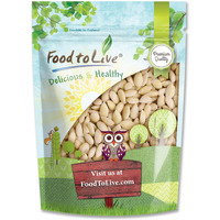 Food To Live - Blanched Whole Almonds, 8 Ounces Raw, Skinless, Unsalted, Keto, Vegan, Kosher, Bulk. High In Protein, Fiber, Vitamin E, Riboflavin. Perfect Snack. Great For Homemade Desserts.