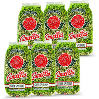 Camellia Brand Dried Green Split Peas, 1 Pound (Pack Of 6)