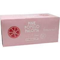Frannie's Sparkling Beverage- Zero Calories & Sugar, Aspertame Free: 8-Pack 12 Fl. Oz. Cans (Pink Pomelo Paloma)