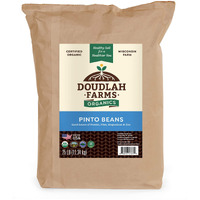Organic Dried Pinto Beans 25Lb Bulk By Doudlah Farms - Farmed From Regenerative Soil - Vegan, Non-Gmo, Grown In Usa - Fiber & Protein For Soups, Burritos, Salads, And More!