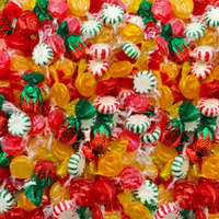 Old Fashioned Hard Candy Assortment, Starlight Mints, Strawberry Drops, Butterscotch, Cinnamon Discs, 3-Pound Bag