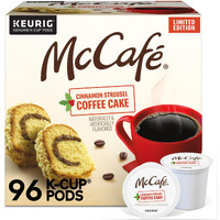 Mccafe Cinnamon Streusel Coffee Cake Coffee, Keurig Single Serve K-Cup Pods, 96 Count (4 Packs Of 24)