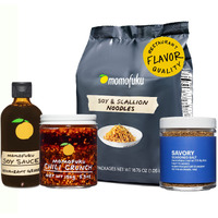 Momofuku Original Starter Pack By David Chang, Contains Original Chili Crunch, Soy And Scallion Ramen, Soy Sauce, And Savory Salt, Chef Made For Cooking, Asian Snacks