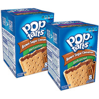 Pop Tarts Toaster Pastries, Unfrosted Brown Sugar Cinnamon 8 Ea (Pack Of 2)