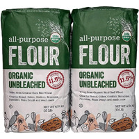 Kirkland Signature Organic Unbleached All Purpose Flour, 10 Pounds (Pack Of 2)