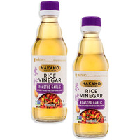 Nakano Rice Vinegar Seasoned Roasted Garlic -- 12 Fl Oz - 2 Pc
