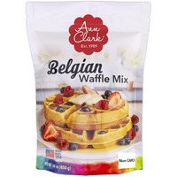 Ann Clark Gourmet Malted Belgian Waffle Mix, Large 30 Oz. Made In Usa