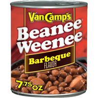 Van Camp's Barbeque Beanee Weenee, Canned Food, 7.75 Oz (Pack Of 24)