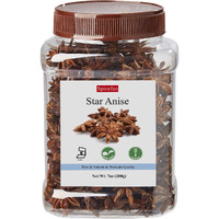 Spicefun Star Anise, Chinese Star Anise Whole 7Oz(200G), Fresh, Pure And Dried Anise Pods, Great For Cooking, Baking And Tea(7 Ounces)