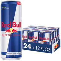 Red Bull Energy Drink With 114Mg Caffeine Plus Taurine & B Vitamins, 12 Fl Oz, 6 Packs Of 4 Cans (Pack Of 24)