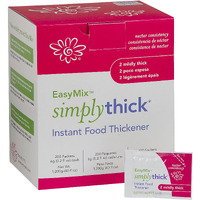 Simplythick Easymix | 200 Count Of 6G Individual Packets | Gel Thickener For Those With Dysphagia & Swallowing Disorders | Creates An Iddsi Level 2 - Mildly Thick (Nectar Consistency)