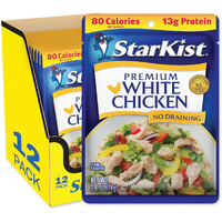 Starkist Premium White Chicken - 2.6 Oz Pouch (Pack Of 12)