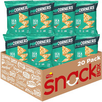 Popcorners Popped Corn Snacks, Sea Salt, 1 Ounce (Pack Of 20) (Packaging May Vary)