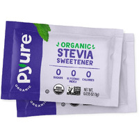 Pyure Organic Stevia Packets | Granulated Sugar Packets - White Sugar Substitute | Zero Carb, Zero Sugar, Zero Calorie Sweetener Packets | Plant-Based Stevia Packets For Keto Coffee | 1000 Count