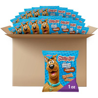 Kellogg's Scooby-Doo! Baked Graham Cracker Snacks, Lunch Snacks, Snack Crackers, Cinnamon (40 Pouches)