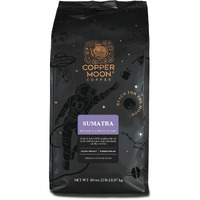 Copper Moon Whole Bean Coffee, Dark Roast, Sumatra Blend, 5 Lb