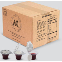 The Miracle Meal Pre-Filled Communion Cups And Wafer Set - Box Of 250 - With 100% Trusted Concord Grape Juice & Wafer - Made In The Usa - Premium Quality Guaranteed