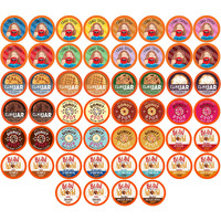 Coffee Pod Variety Packs Sampler, Compatible With K Cup Brewers Including 2.0, Assorted Variety Pack (Assorted Flavored Coffee, 52 Count (Pack Of 1)