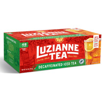 Luzianne Decaffeinated Iced Tea Bags, Family Size, 48 Count Box (Pack Of 1)