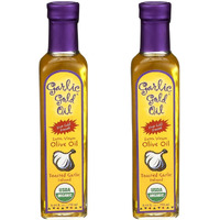 Garlic Gold Extra Virgin Olive Oil Infused With Garlic, Premium Certified Usda Organic, Low Fodmap, Cold Pressed (250 Ml, 2 Pack)