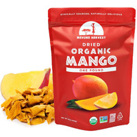 Mavuno Harvest Mango Dried Fruit Snacks | Unsweetened Organic Dried Mango Slices | Gluten Free Healthy Snacks For Kids And Adults | Vegan, Non Gmo, Direct Trade | 1 Pound Resealable Bag