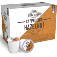 Grove Square Cappuccino, Hazelnut, 24 Single Serve Cups