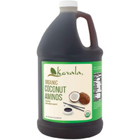 Kevala Organic Coconut Aminos - Low Sodium Soy Sauce Alternative, Liquid Seasoning, Non Gmo, Kosher, Gluten Free, Soy Free, 64 Oz, 1/2 Gal