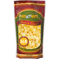 We Got Nuts Dried Pineapple Chunks | Freshly Packed Pineapple In A Perfectly Sealed Bag | Healthy Snack Full Of Vitamins, Minerals, Antioxidants, Fibers & Enzymes | Kosher Certified Dried Fruit (5Lb)