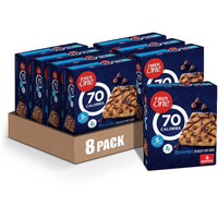 Fiber One 70 Calorie Brownies, Chocolate Chip Cookie, Snack Bars, 6 Ct (Pack Of 8)