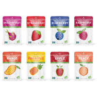 Natures Turn Freeze-Dried Fruit Snacks, Superfruit Variety, Pack Of 8 (0.53 Oz Each)